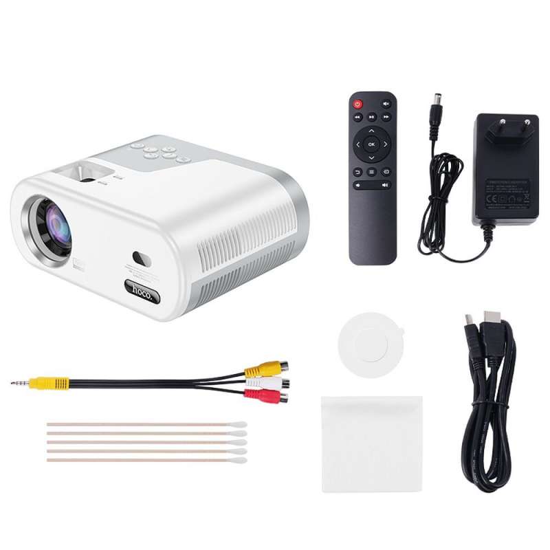 SPOTT-GR Hoco DT2 - Mini Android Projector Ανάλυσης 720p με WiFi και Bluetooth - Άσπρος