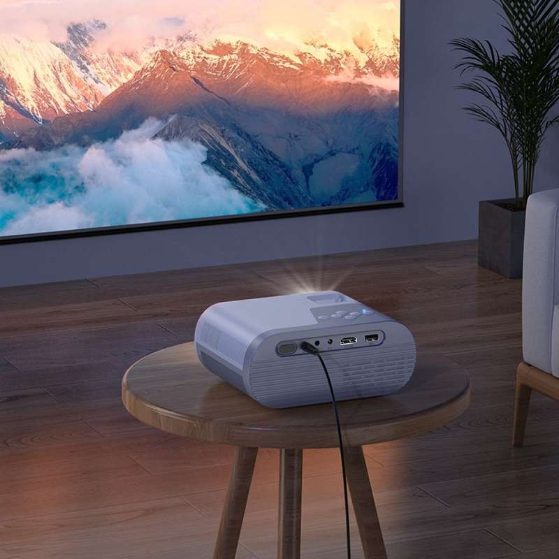 SPOTT-GR Hoco DT2 - Mini Android Projector Ανάλυσης 720p με WiFi και Bluetooth - Άσπρος