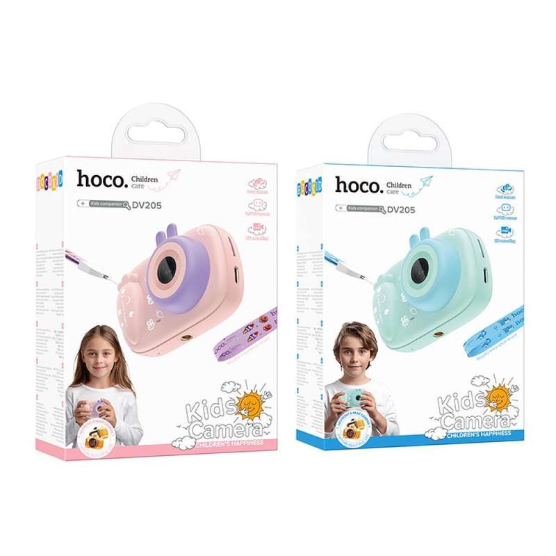 SPOTT-GR Hoco DV205 - Παιδική Φωτογραφική Μηχανή 20MP με Λειτουργία Selfie - Μπλε