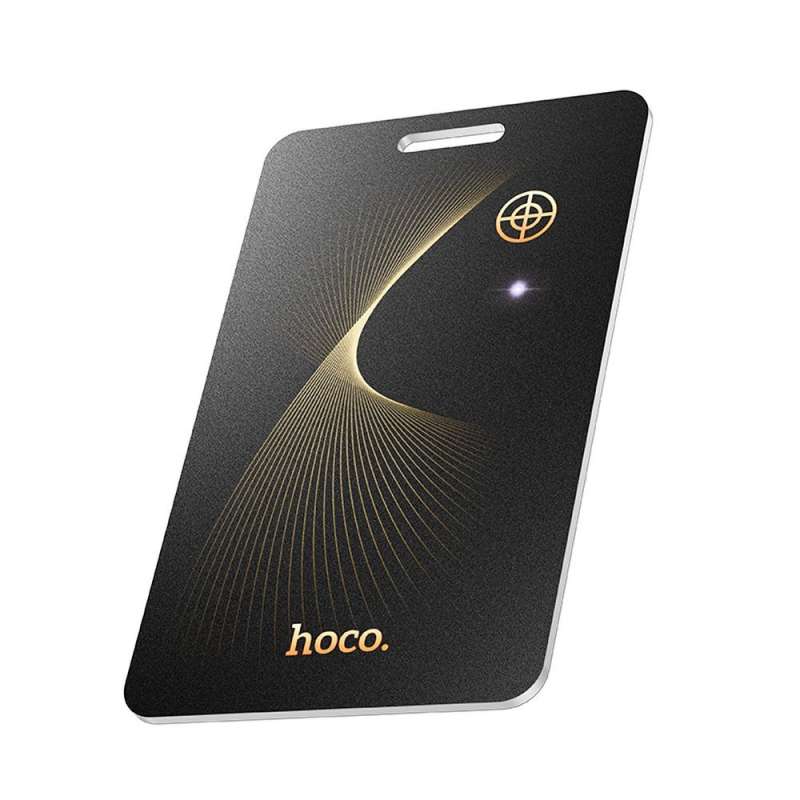 SPOTT-GR Hoco E92 - Επαναφορτιζόμενο GPS Tracker Συμβατό με Apple Find σε Σχήμα Κάρτας - Μαύρο