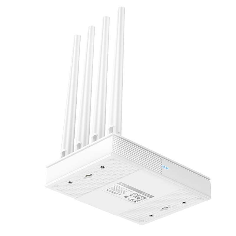 SPOTT-GR Hoco HI31 - Ασύρματο Router WiFi 5 με 4 Θύρες Ethernet - Άσπρo