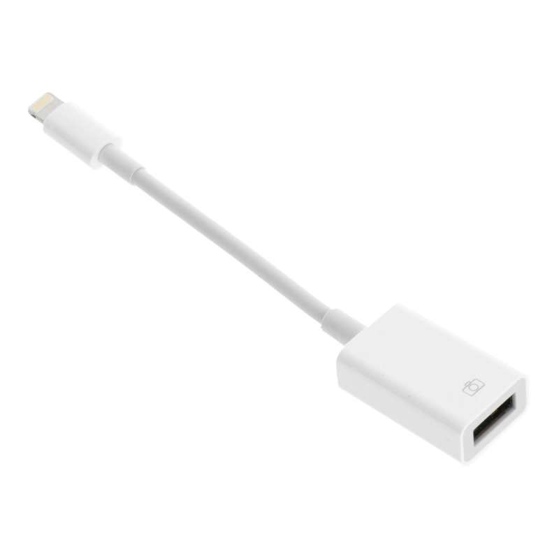 SPOTT-GR Μετατροπέας OTG USB-A (Θηλυκό) σε Lightning (Αρσενικό) σε Άσπρο Xρώμα