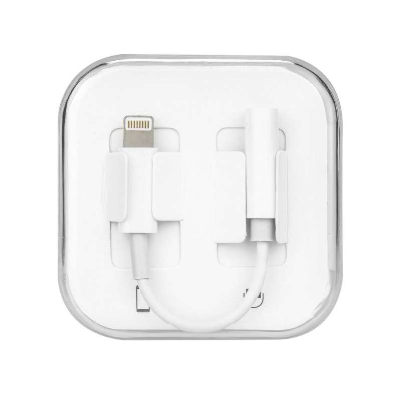 SPOTT-GR Μετατροπέας AUX Lightning (Αρσενικό) σε Jack 3.5mm (Θηλυκό) σε Άσπρο Xρώμα