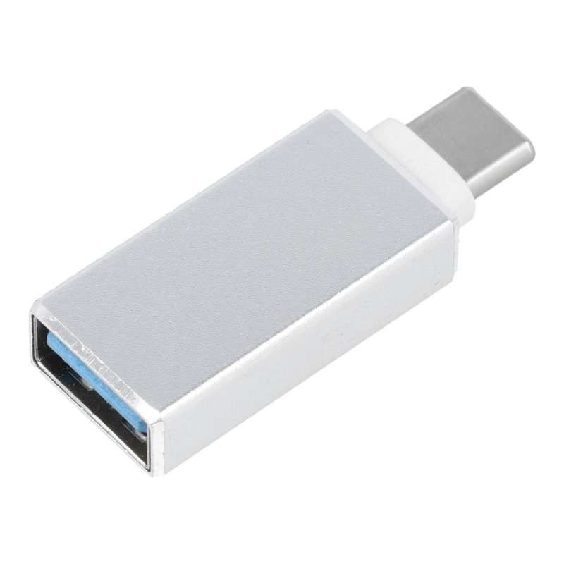 SPOTT-GR Μετατροπέας USB-A 3.0 (Θηλυκό) σε Type-C (Αρσενικό) σε Ασημί Xρώμα