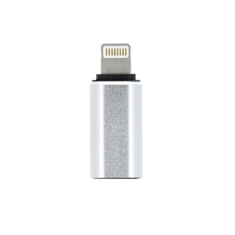 SPOTT-GR Μετατροπέας Type-C (Θηλυκό) σε Lightning (Αρσενικό) σε Ασημί Xρώμα