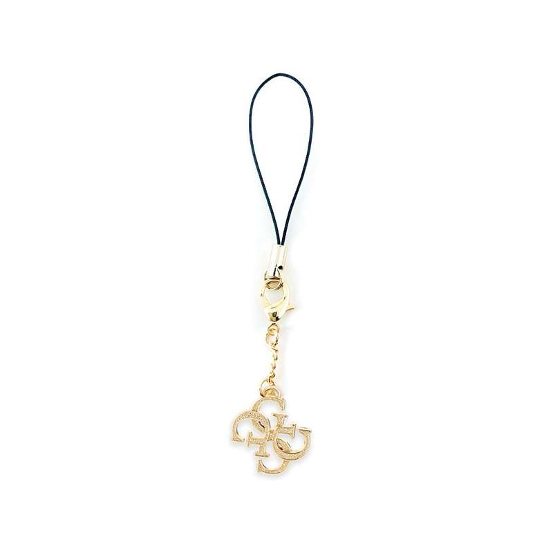 SPOTT-GR GUESS Charms - Διακοσμητικό Κόσμημα Κινητού σε Χρυσό Χρώμα (4G Glitter Charm)