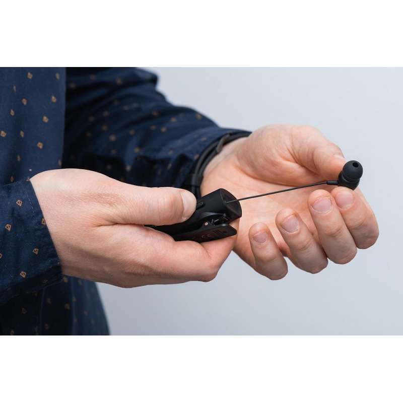 SPOTT-GR Forcell F-Audio Drive - Ακουστικό Bluetooth με ENC (Ακύρωση Θορύβου) , Κλιπ & Δόνηση - Μαύρο