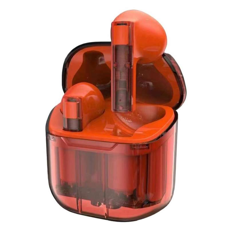 SPOTT-GR Pavareal PA-H15 - Ασύρματα In-Ear Ακουστικά Bluetooth  σε Πορτοκαλί Xρώμα