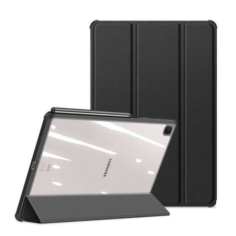 SPOTT-GR Dux Ducis Toby - Θήκη με Υποδοχή Στυλό για Samsung Tab S6 Lite σε Μαύρο Χρώμα