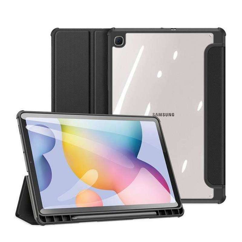 SPOTT-GR Dux Ducis Toby - Θήκη με Υποδοχή Στυλό για Samsung Tab S6 Lite σε Μαύρο Χρώμα
