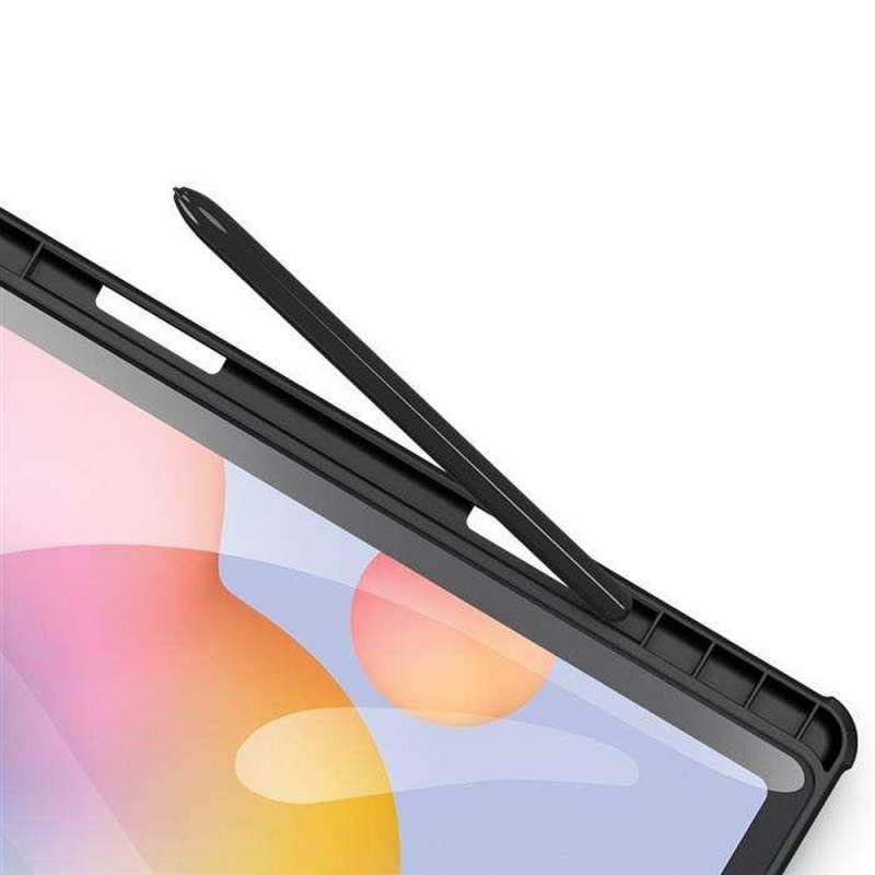 SPOTT-GR Dux Ducis Toby - Θήκη με Υποδοχή Στυλό για Samsung Tab S6 Lite σε Μαύρο Χρώμα