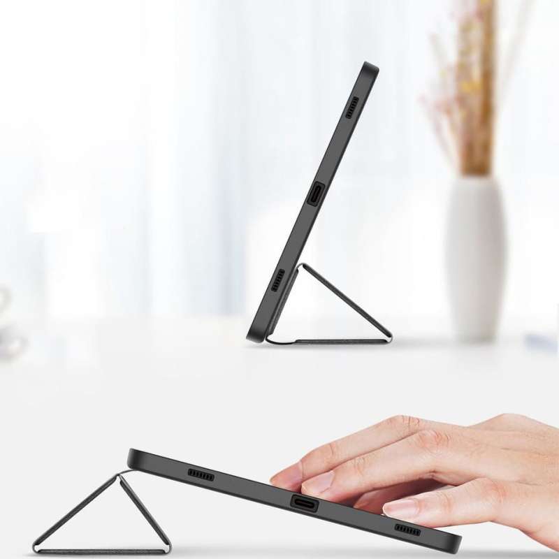 SPOTT-GR Dux Ducis Domo - Θήκη με Υποδοχή Στυλό για Samsung Galaxy Tab S9 σε Μαύρο Χρώμα