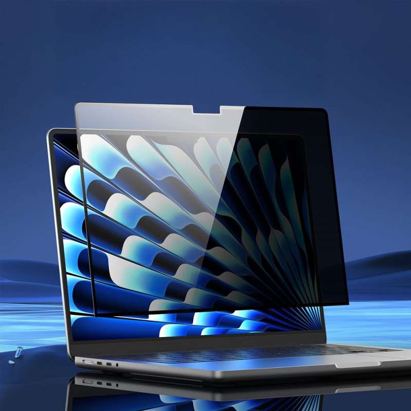 SPOTT-GR Dux Ducis Leno - Προστασία Οθόνης με Privacy Film για Apple MacBook Air 15.6 (2022 / 2024 / 2025)