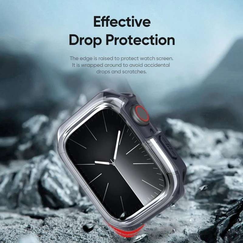 SPOTT-GR Dux Ducis Tamo - Θήκη Προστασίας για Apple Watch Series 10 42mm σε Γκρι Χρώμα