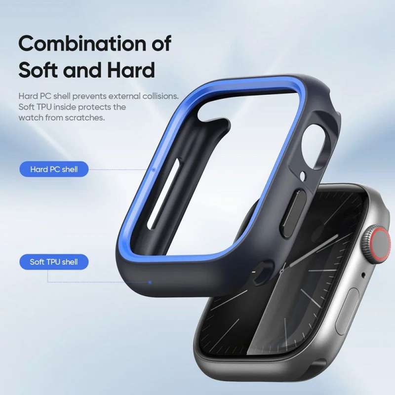 SPOTT-GR Dux Ducis Bamo - Θήκη για Apple Watch Series 10 42mm σε Μπλε Xρώμα