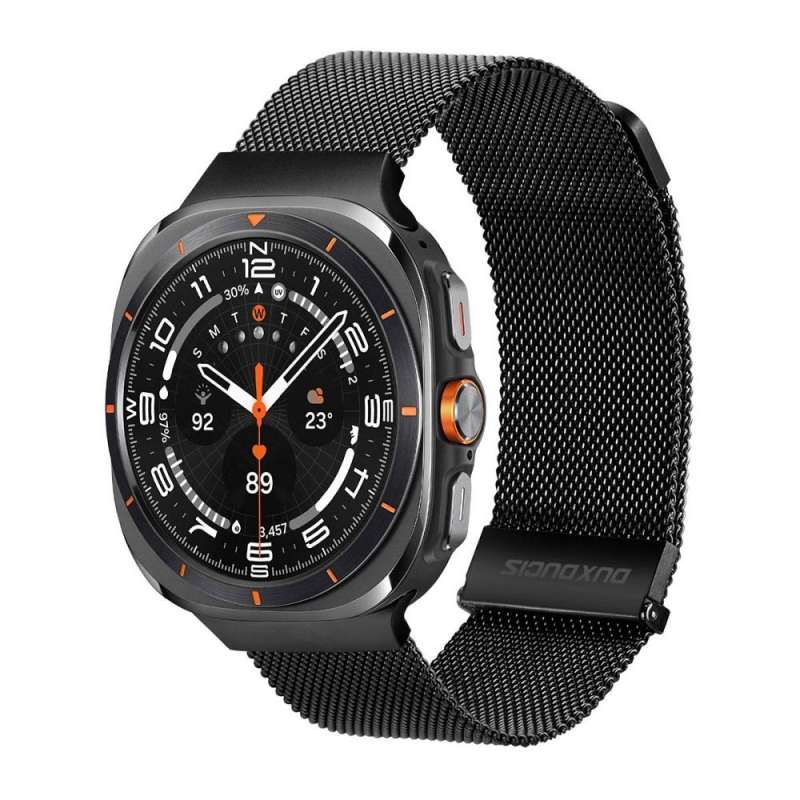 SPOTT-GR Dux Ducis Milanese Stainless Steel - Λουράκι για Samsung Galaxy Watch 6 Classic 47mm σε Μαύρο Χρώμα