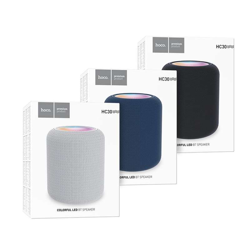 SPOTT-GR Hoco HC30 - Ηχείο Bluetooth 5W με Ραδιόφωνο σε Μαύρο Χρώμα