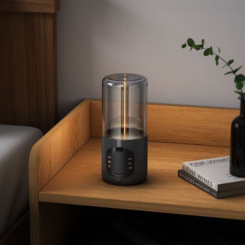 SPOTT-GR Hoco BS64 - Ηχείο Bluetooth με Ραδιόφωνο 5W - Γκρι