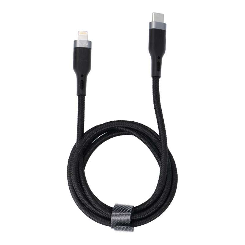 SPOTT-GR WiWU Wi-C013 Platinum Series - Καλώδιο Type-C σε Lightning 30W 1.2m σε Μαύρο Χρώμα