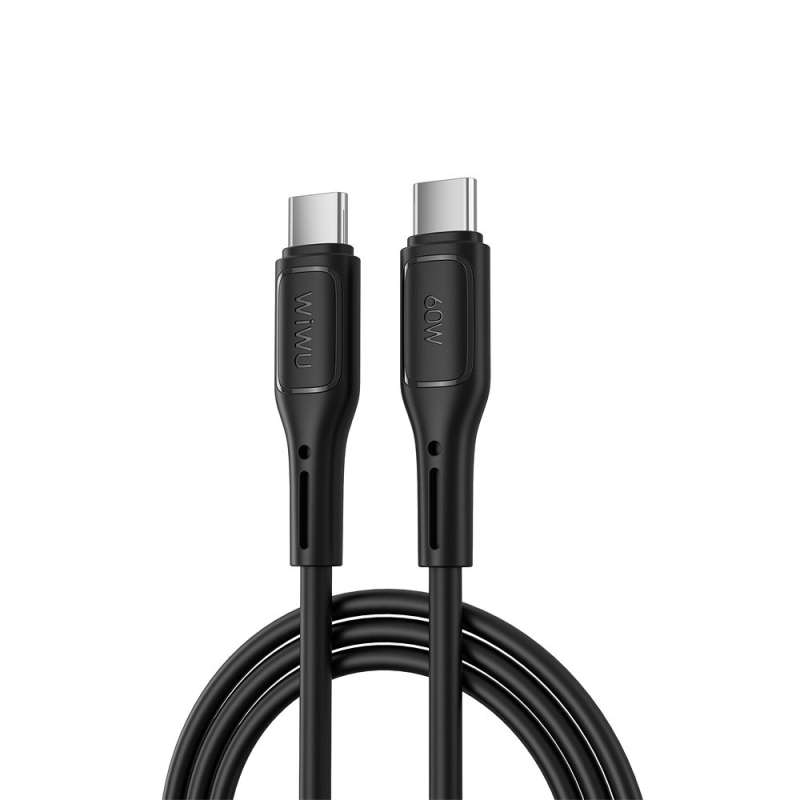 SPOTT-GR WiWU Wi-C043E Starlink Series - Καλώδιο Type-C σε Type-C 30W 1m σε Μαύρο Χρώμα