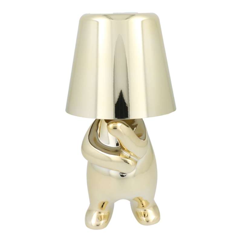 SPOTT-GR Art Deco Gold Man - Διακοσμητικό Φωτιστικό LED με Φιγούρα σε Χρυσό Χρώμα (Version 3)