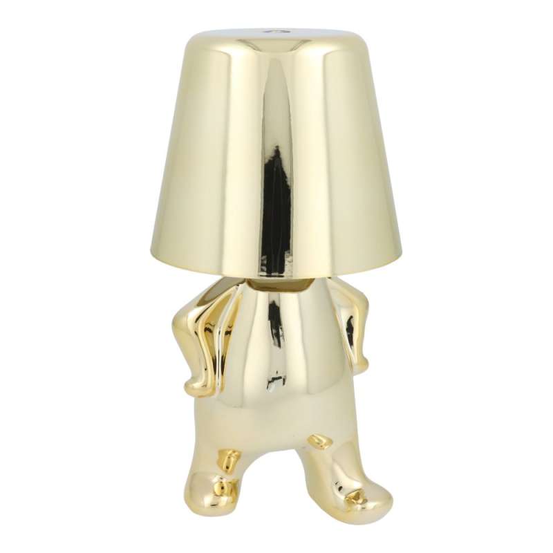 SPOTT-GR Art Deco Gold Man - Διακοσμητικό Φωτιστικό LED με Φιγούρα σε Χρυσό Χρώμα (Version 1)