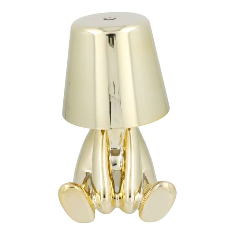 SPOTT-GR Art Deco Gold Man - Διακοσμητικό Φωτιστικό LED με Φιγούρα σε Χρυσό Χρώμα (Version 5)