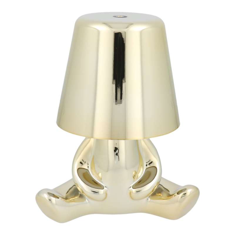SPOTT-GR Art Deco Gold Man - Διακοσμητικό Φωτιστικό LED με Φιγούρα σε Χρυσό Χρώμα (Version 7)