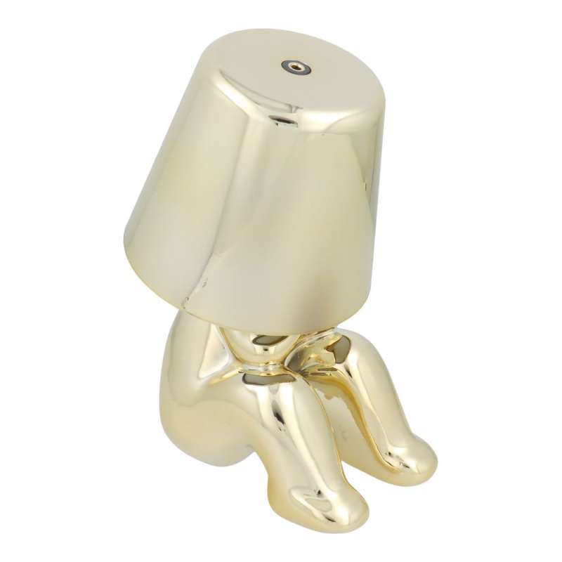 SPOTT-GR Art Deco Gold Man - Διακοσμητικό Φωτιστικό LED με Φιγούρα σε Χρυσό Χρώμα (Version 4)