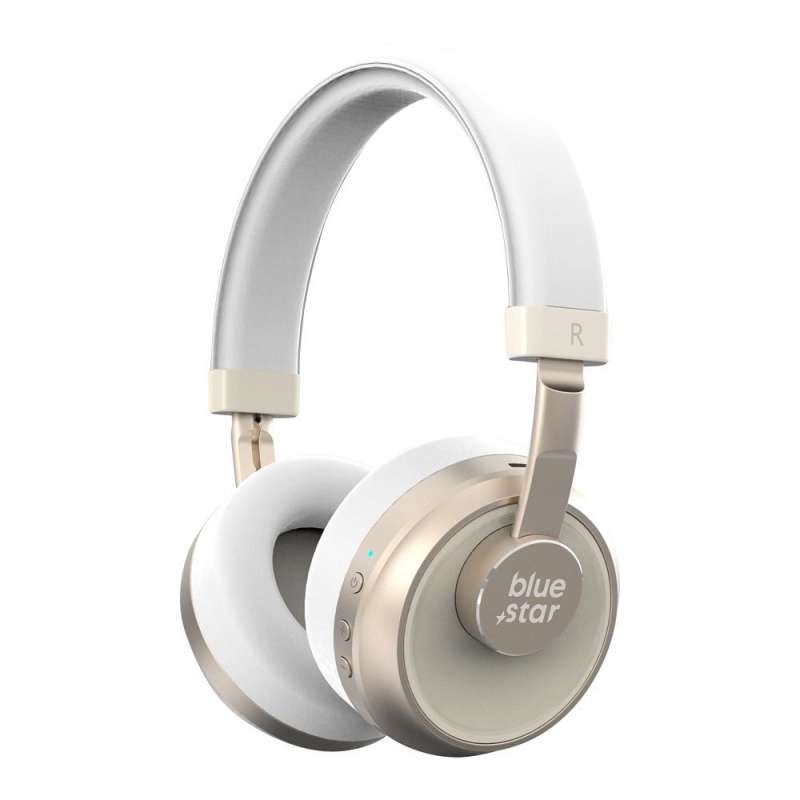 SPOTT-GR Blue Star BH02 - Ασύρματα Ακουστικά Κεφαλής Bluetooth 5.3 - Άσπρα