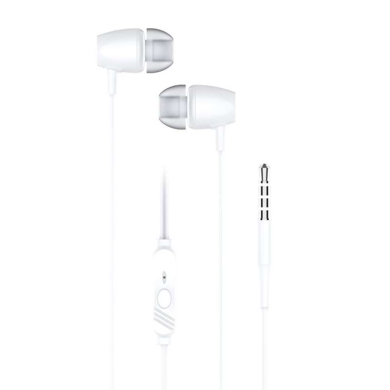 SPOTT-GR Blue Star PA-E67 - Ενσύρματα In-Ear Ακουστικά με Καρφί 3.5mm και Μικρόφωνο 1.2m - Άσπρα