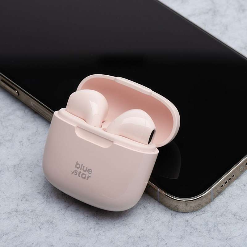 SPOTT-GR Blue Star FI7 - Ασύρματα In-Ear Ακουστικά Bluetooth σε Ροζ Xρώμα