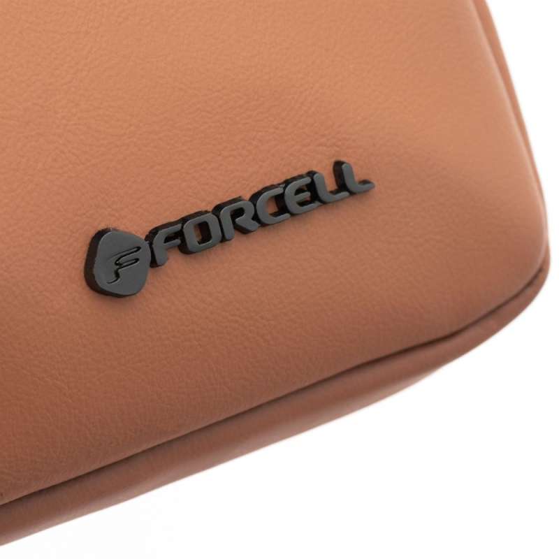 SPOTT-GR Forcell F-Protect Urban Style - Δερμάτινη Θήκη για Laptop 15.6 Ιντσών - Καφέ
