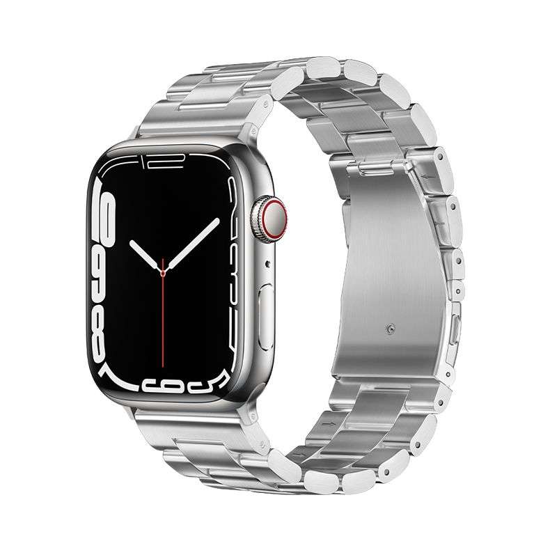 SPOTT-GR Forcell F-Design FA10 - Λουράκι από Ανοξείδωτο Ατσάλι για Apple Watch 38 / 40 / 41 mm - Ασημί