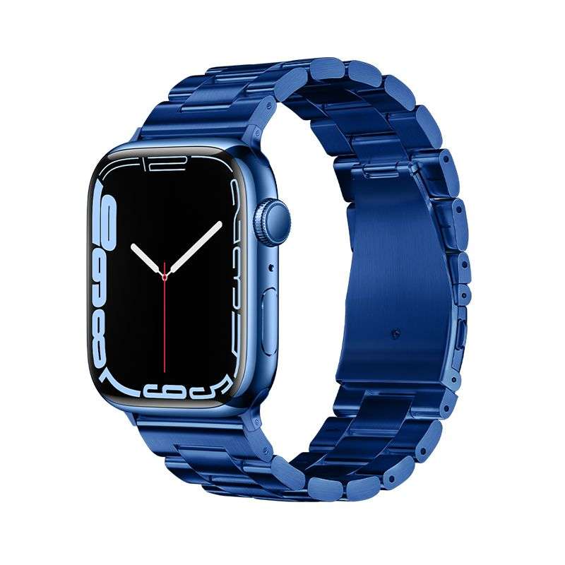 SPOTT-GR Forcell F-Design FA10 - Λουράκι από Ανοξείδωτο Ατσάλι για Apple Watch 38 / 40 / 41mm σε Μπλε Xρώμα