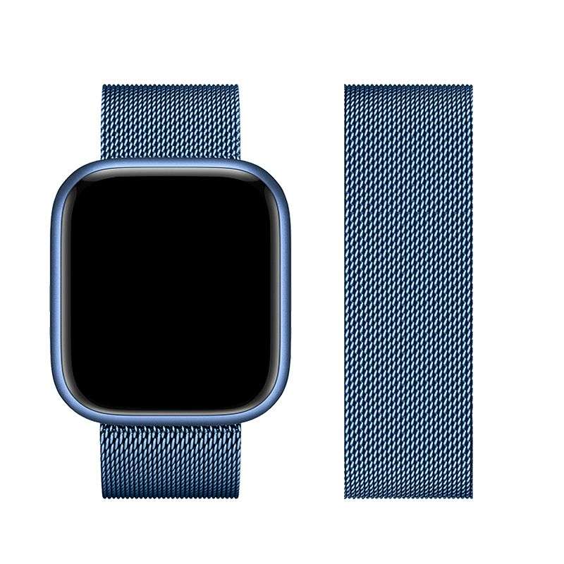 SPOTT-GR Forcell F-Design FA03 - Λουράκι από Ανοξείδωτο Ατσάλι για Apple Watch 38 / 40 / 41 mm - Μπλε