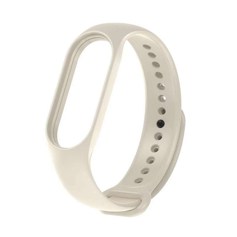 SPOTT-GR Λουράκι Σιλικόνης για Smartwatch για Xiaomi Mi Band 5 / 6 / 7 - Μπεζ