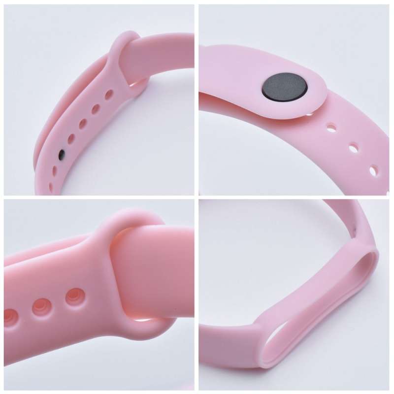 SPOTT-GR Λουράκι Σιλικόνης για Smartwatch για Xiaomi Mi Band 5 / 6 / 7 - Ροζ