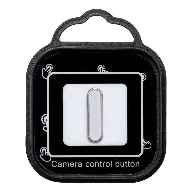 SPOTT-GR iPhone Camera Control Button - Έγχρωμο Κουμπάκι Κάμερας για Apple iPhone 16 (Pro, Plus & Pro Max) για Θήκες Σειράς Drop Glue / Clear Mag Cover - Ασημί