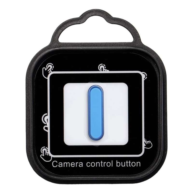 SPOTT-GR iPhone Camera Control Button - Έγχρωμο Κουμπάκι Κάμερας για Apple iPhone 16 (Pro, Plus & Pro Max) για Θήκες Σειράς Drop Glue / Clear Mag Cover - Μπλε