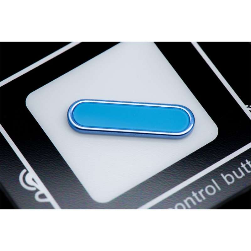 SPOTT-GR iPhone Camera Control Button - Έγχρωμο Κουμπάκι Κάμερας για Apple iPhone 16 (Pro, Plus & Pro Max) για Θήκες Σειράς Drop Glue / Clear Mag Cover - Μπλε