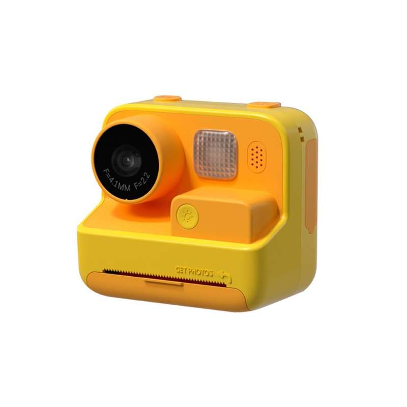 SPOTT-GR Picocici K27 - Παιδική Φωτογραφική Μηχανή 26MP Full HD 1080p με Θερμική Εκτύπωση σε Κίτρινο Χρώμα