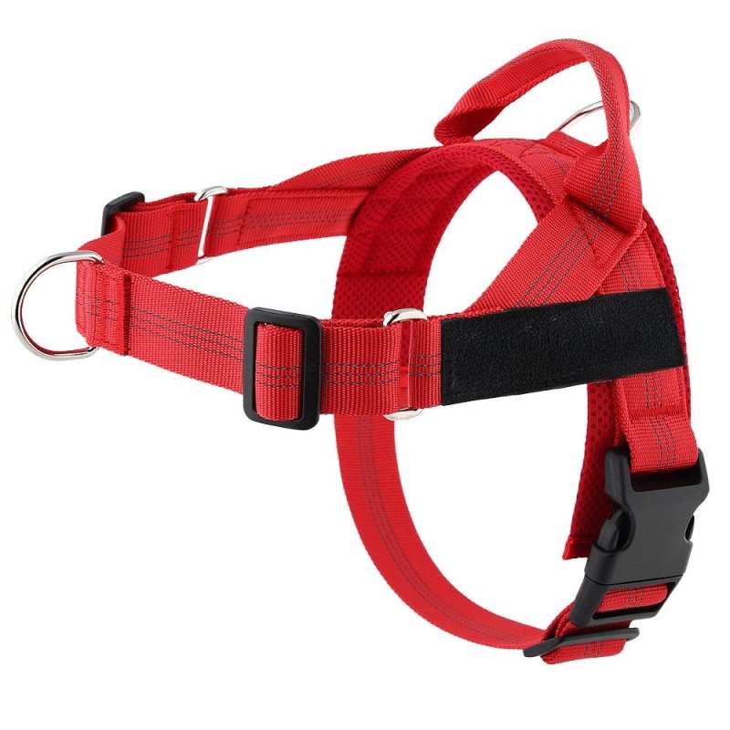 SPOTT-GR Harness Reflective Slik - Σαμαράκι για Σκύλο Μεγέθους Small σε Κόκκινο Xρώμα