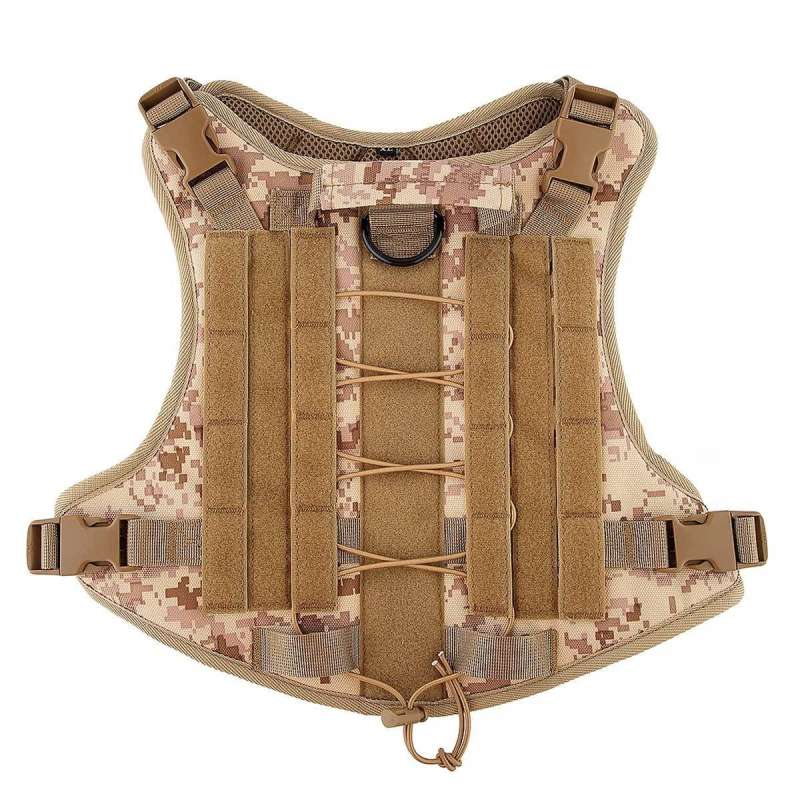 SPOTT-GR Harness Tactical - Σαμαράκι για Σκύλο Μεγέθους Small σε Καφέ Xρώμα