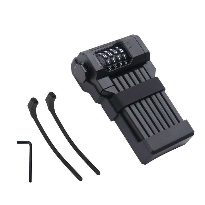 SPOTT-GR OEM FSBYL48532 - Κλειδαριά Ποδηλάτου με Κωδικό 4 Ψηφίων σε Μαύρο Χρώμα