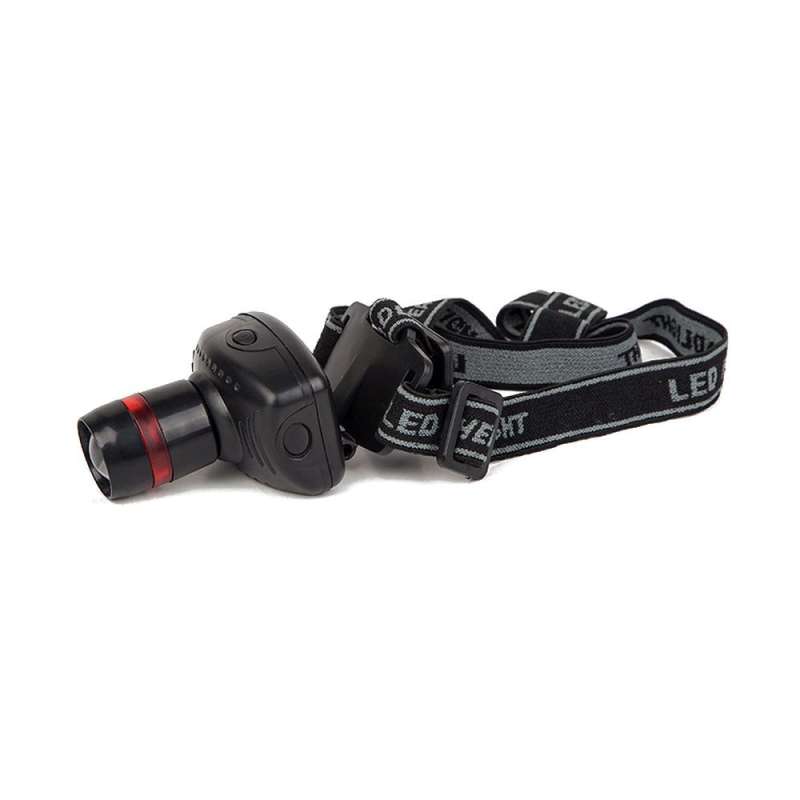 SPOTT-GR LED Headlamp - Επαναφορτιζόμενος Φακός Κεφαλής 3W σε Μαύρο Χρώμα