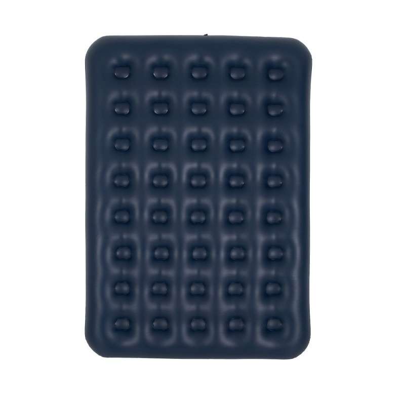 SPOTT-GR Inflatable Double 67002 - Φουσκωτό Στρώμα Θαλάσσης με Βελούδινη Επένδυση σε Μπλε Xρώμα (Συμπεριλαμβάνει Τρόμπα)