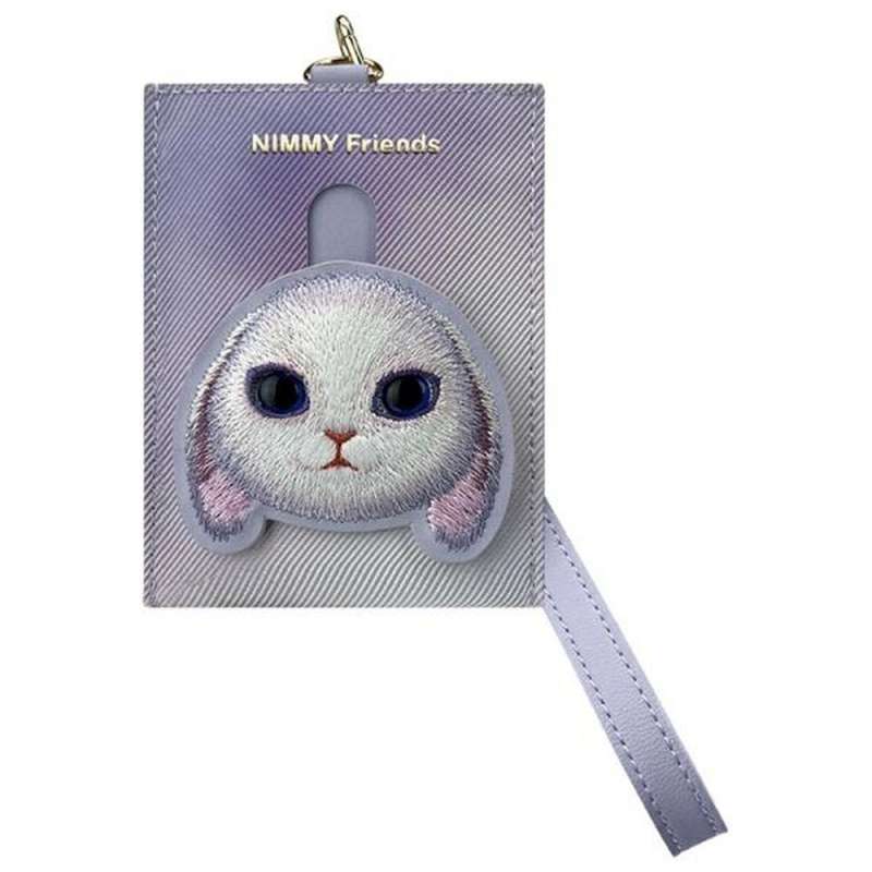SPOTT-GR Nimmy Big Eyed Pet 2.0 (Rabbit) Kit - Σετ 3 σε 1 από Τσαντάκι Κινητού - Πορτοφόλι και GPS Locator σε Μωβ Χρώμα