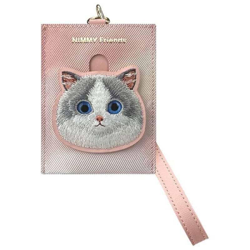 SPOTT-GR Nimmy Big Eyed Pet 2.0 (Cat) Kit - Σετ 3 σε 1 από Τσαντάκι Κινητού - Πορτοφόλι και GPS Locator σε Ροζ Χρώμα