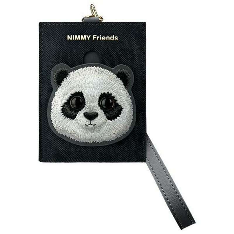 SPOTT-GR Nimmy Big Eyed Pet 2.0 (Panda) Wallet - Πορτοφολάκι σε Μαύρο Χρώμα